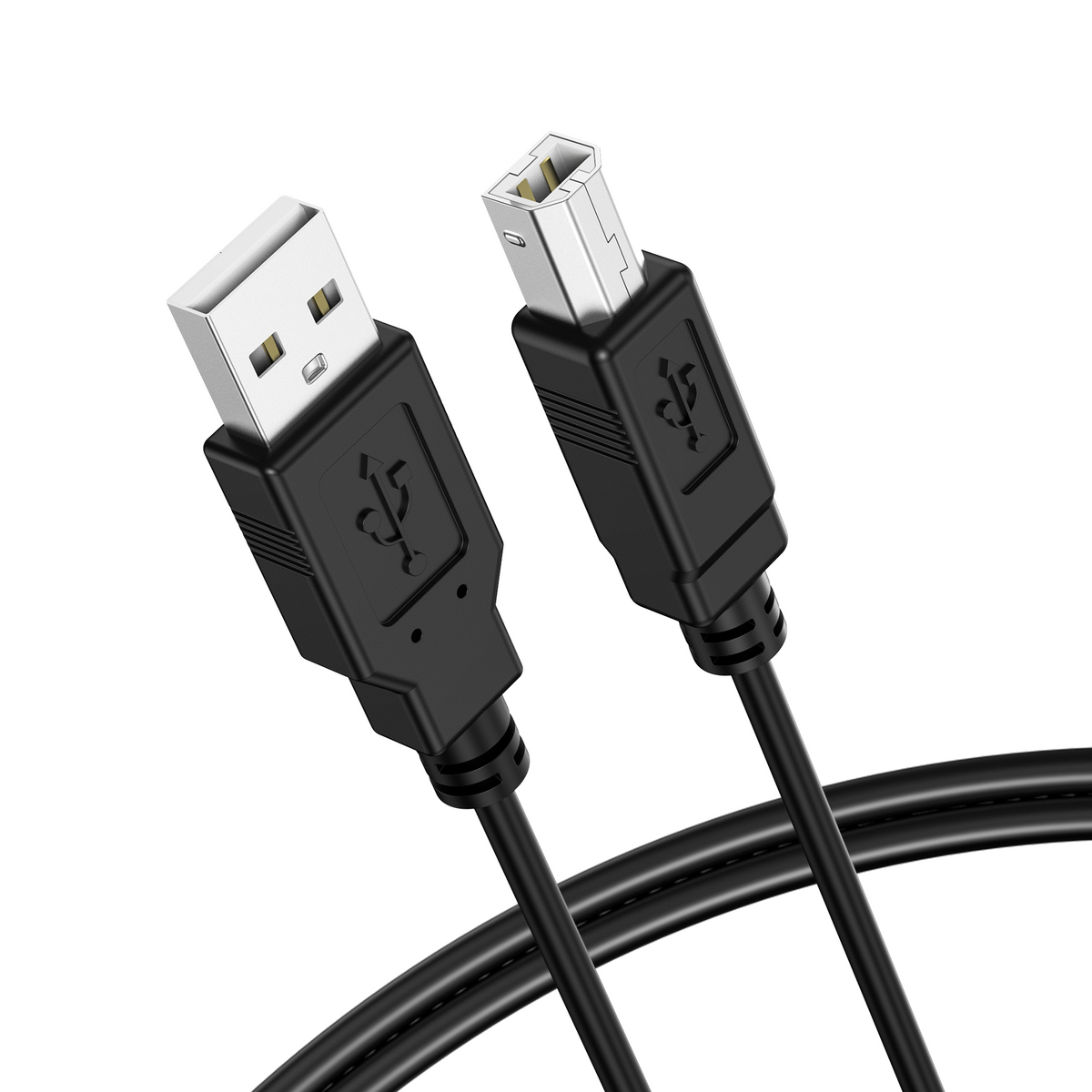 Choetech AB0060-5M USB A to B Printer 5meter Cable Black