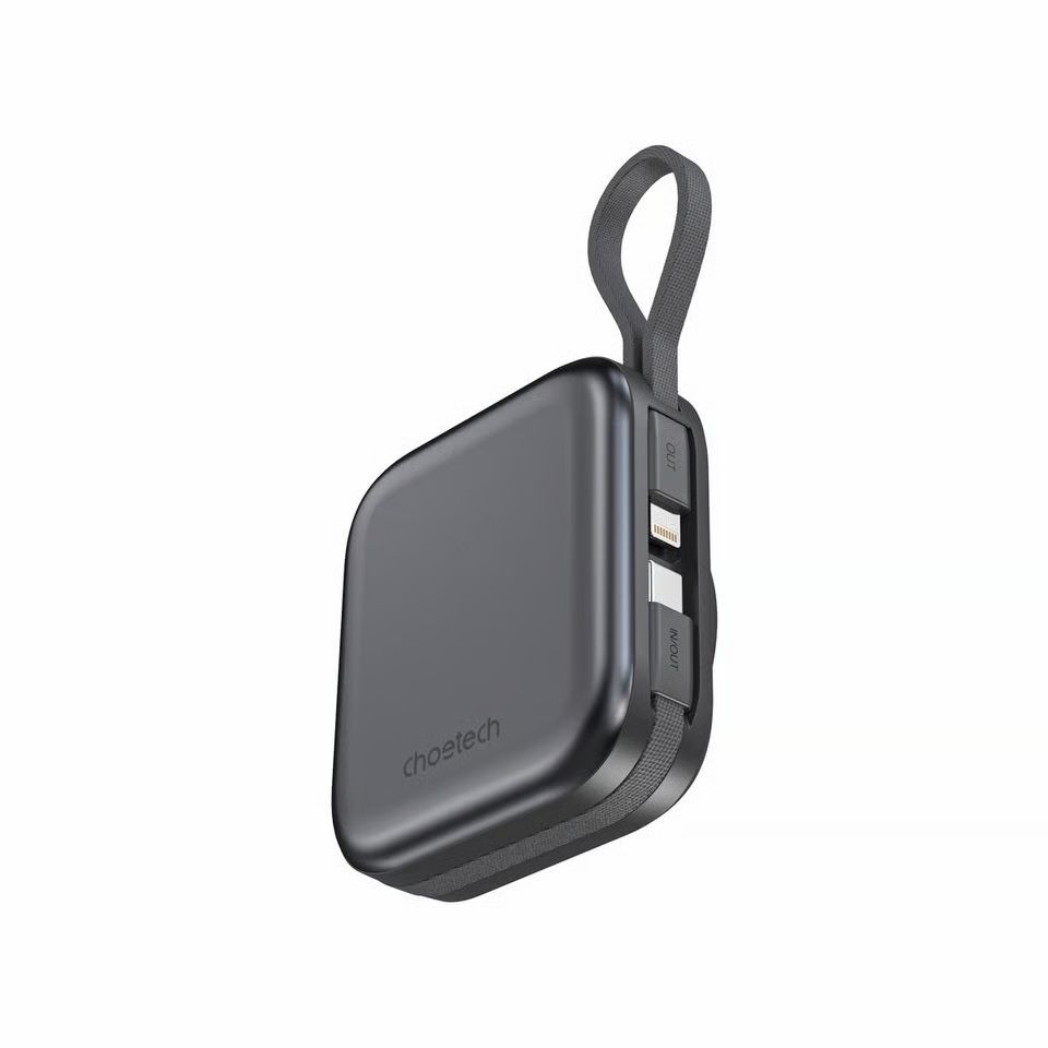 CHOETECH B697-BK 10000mAh CCC Certified LED display 22.5W power bank for Mobile/Apple watch/Airpods