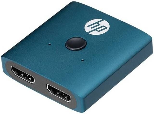 HP DHC-HD01V 4K Professional Dual Port HDMI Switch Hub for PC / TV / Monitor