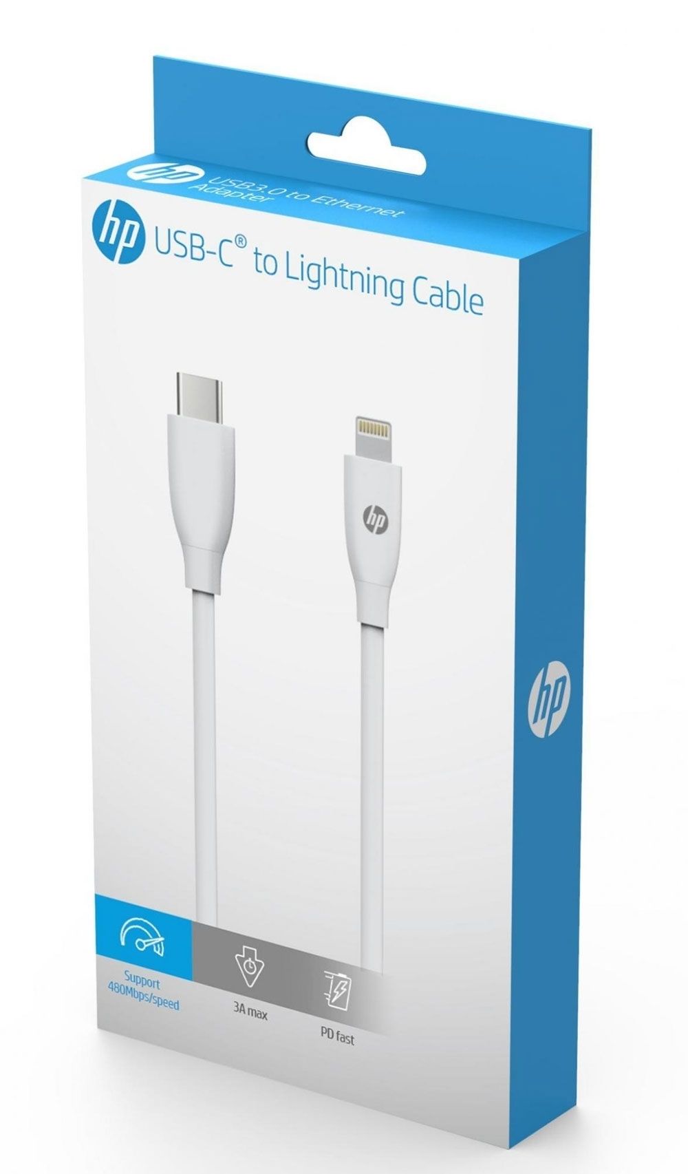 HP DHC-MF102 USB C to 8-pin iPhone Cable 1M (Sync and Power)