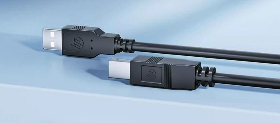 HP DHC-PT100-3M USB-A to USB-B v2.0 cable 3M Black
