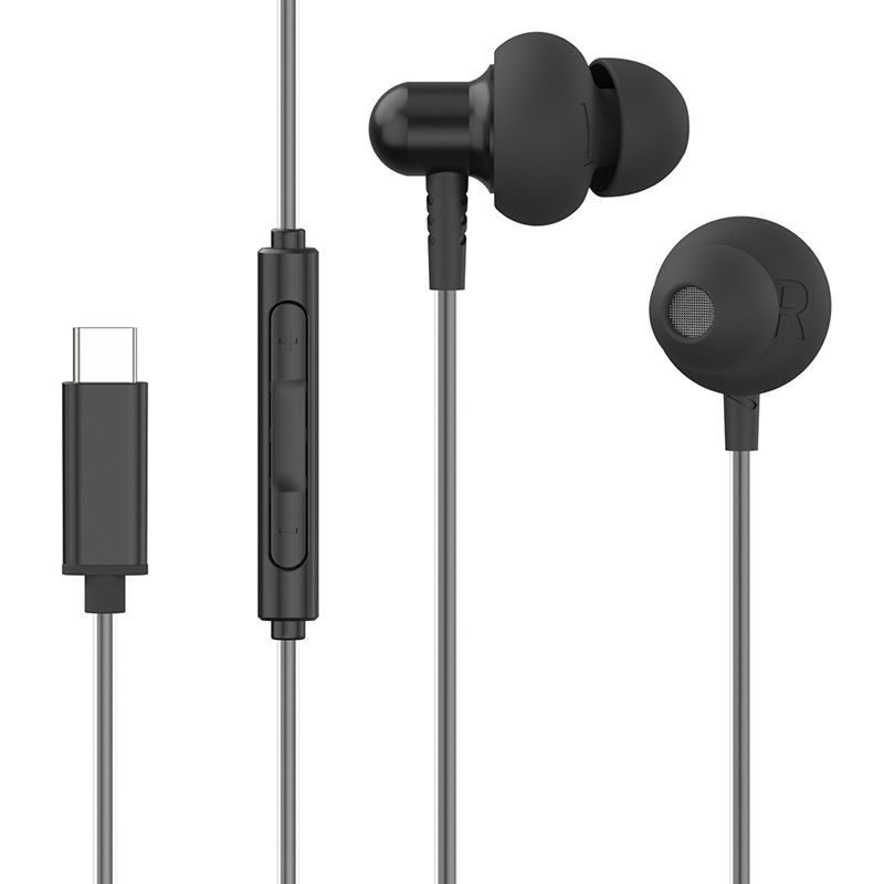 HP DHH-1126-BK TUSB-C Headphones Black with Microphone