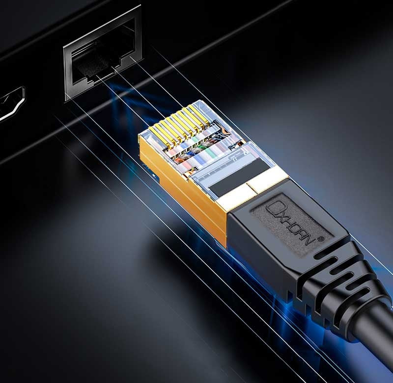 OXHORN Cat8 Ethernet Cable 1m