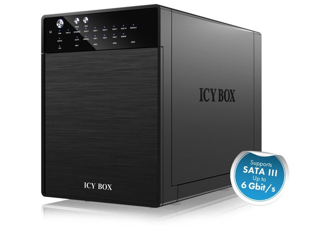 ICY BOX External 4 bay RAID System 3.5 SATA I II III USB 3.0 eSATA IB RD3640SU3