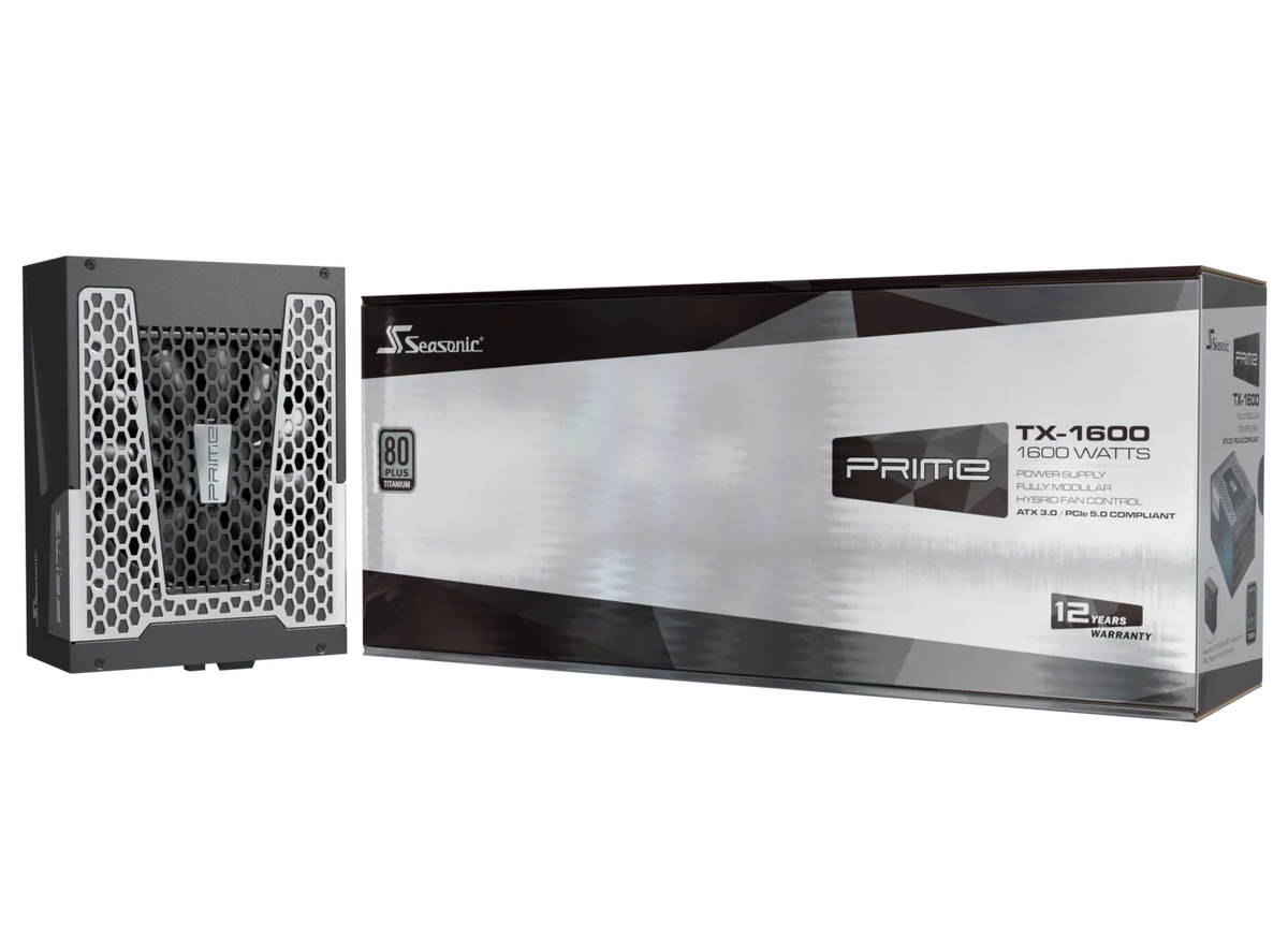 Seasonic PRIME TX-1600 1600W Titanium ATX 3.1 Fully Modular PSU SSR-1600TR2