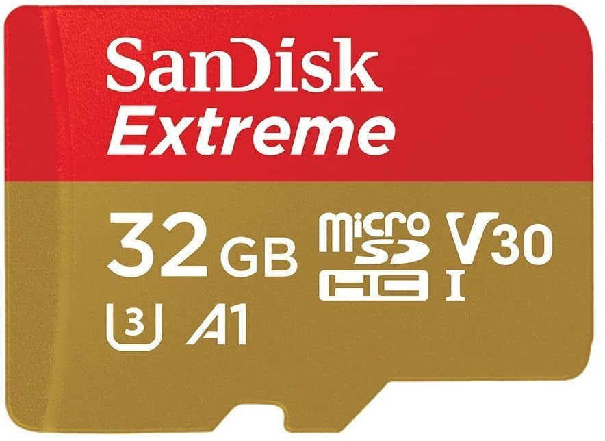 SanDisk SDSQXAF-032G-GN6MN 32GB microSDHC Extreme A1 V30 UHS-I U3 100MB/s