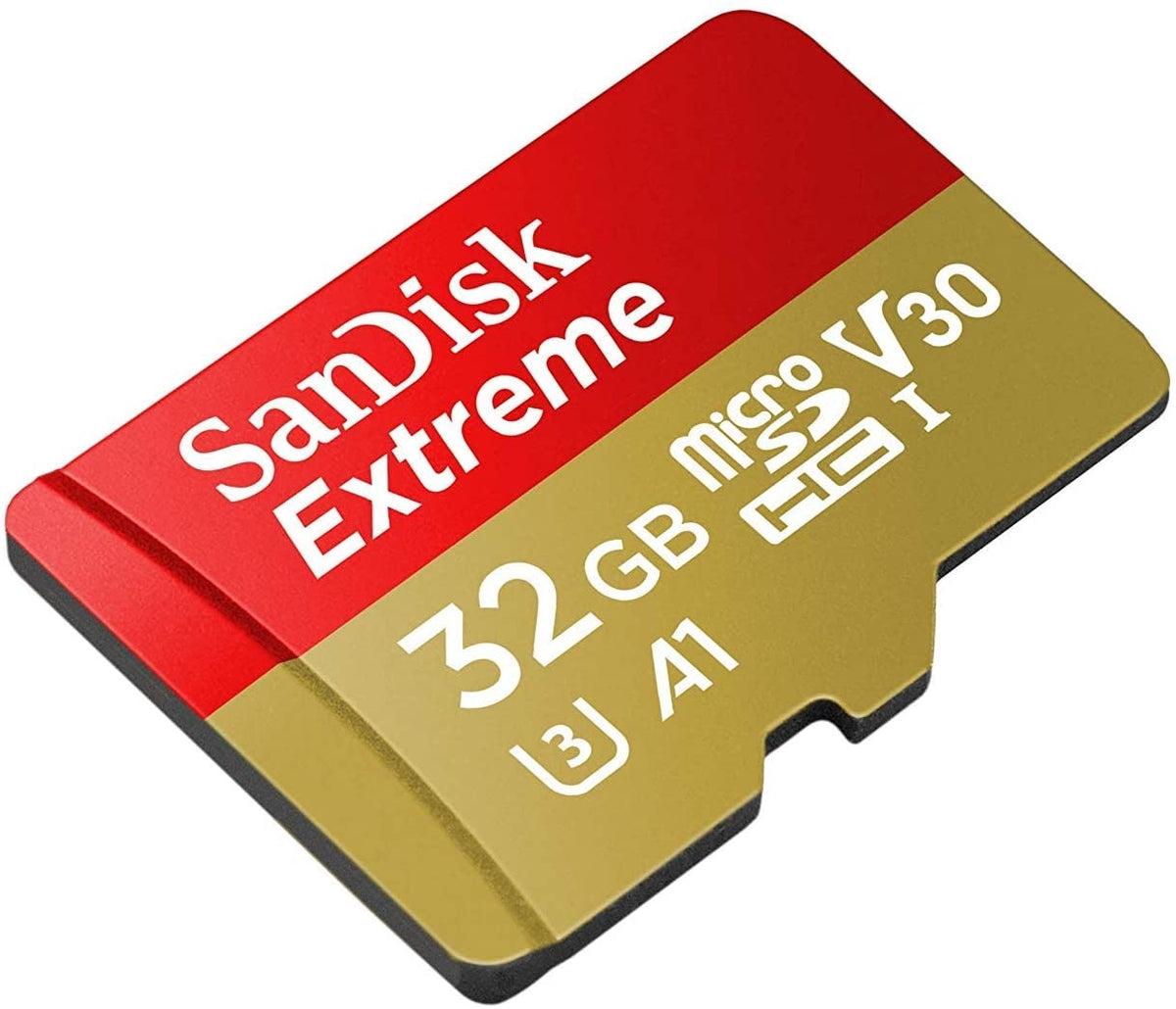 SanDisk SDSQXAF-032G-GN6MN 32GB microSDHC Extreme A1 V30 UHS-I U3 100MB/s