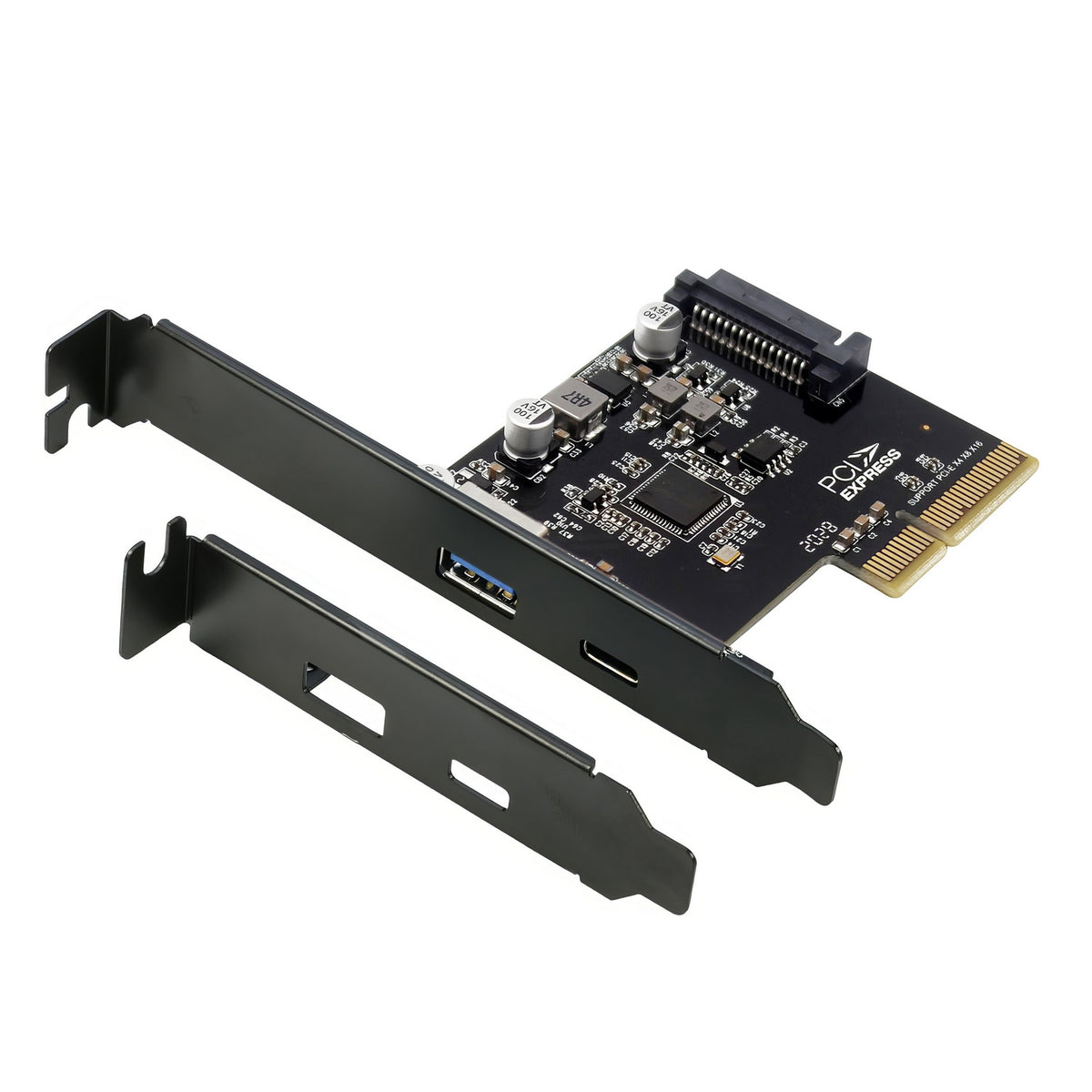 Simplecom EC312v2 PCIe x4 to 2 Port USB 3.2 Gen II 10Gbps C & A Expansion Card