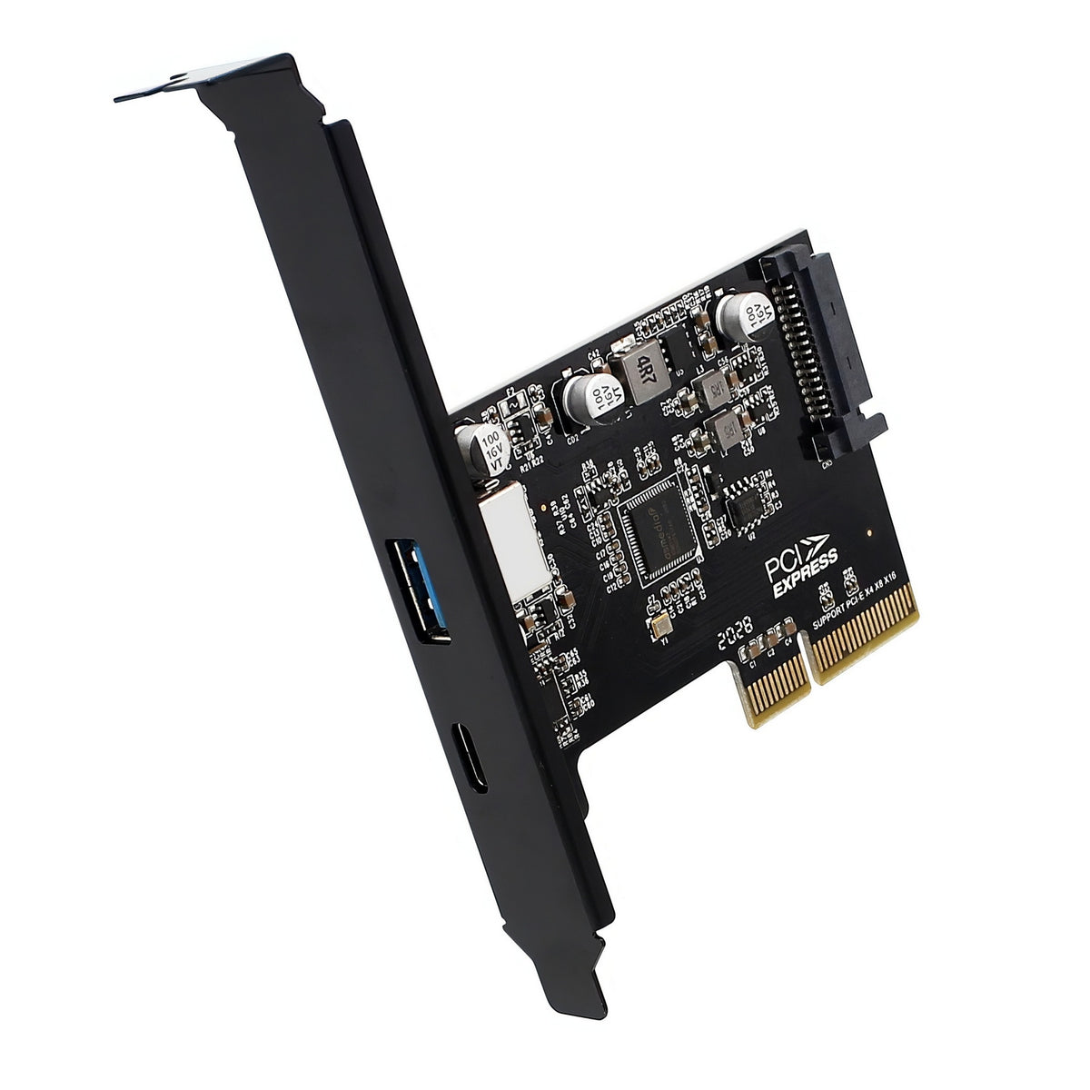 Simplecom EC312v2 PCIe x4 to 2 Port USB 3.2 Gen II 10Gbps C & A Expansion Card