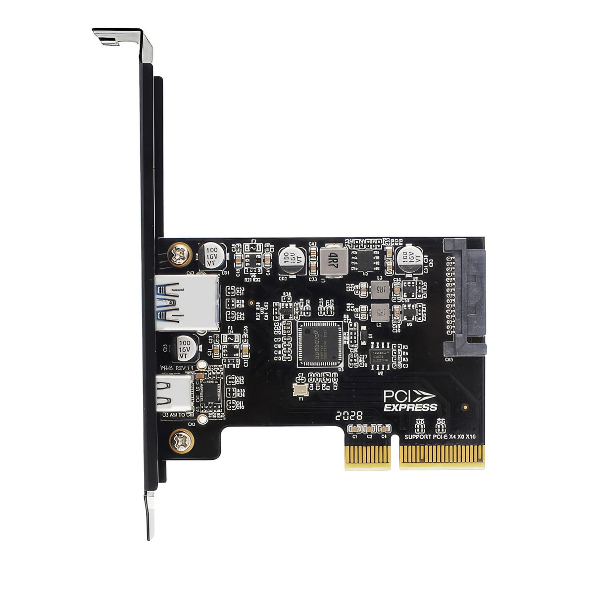 Simplecom EC312v2 PCIe x4 to 2 Port USB 3.2 Gen II 10Gbps C & A Expansion Card
