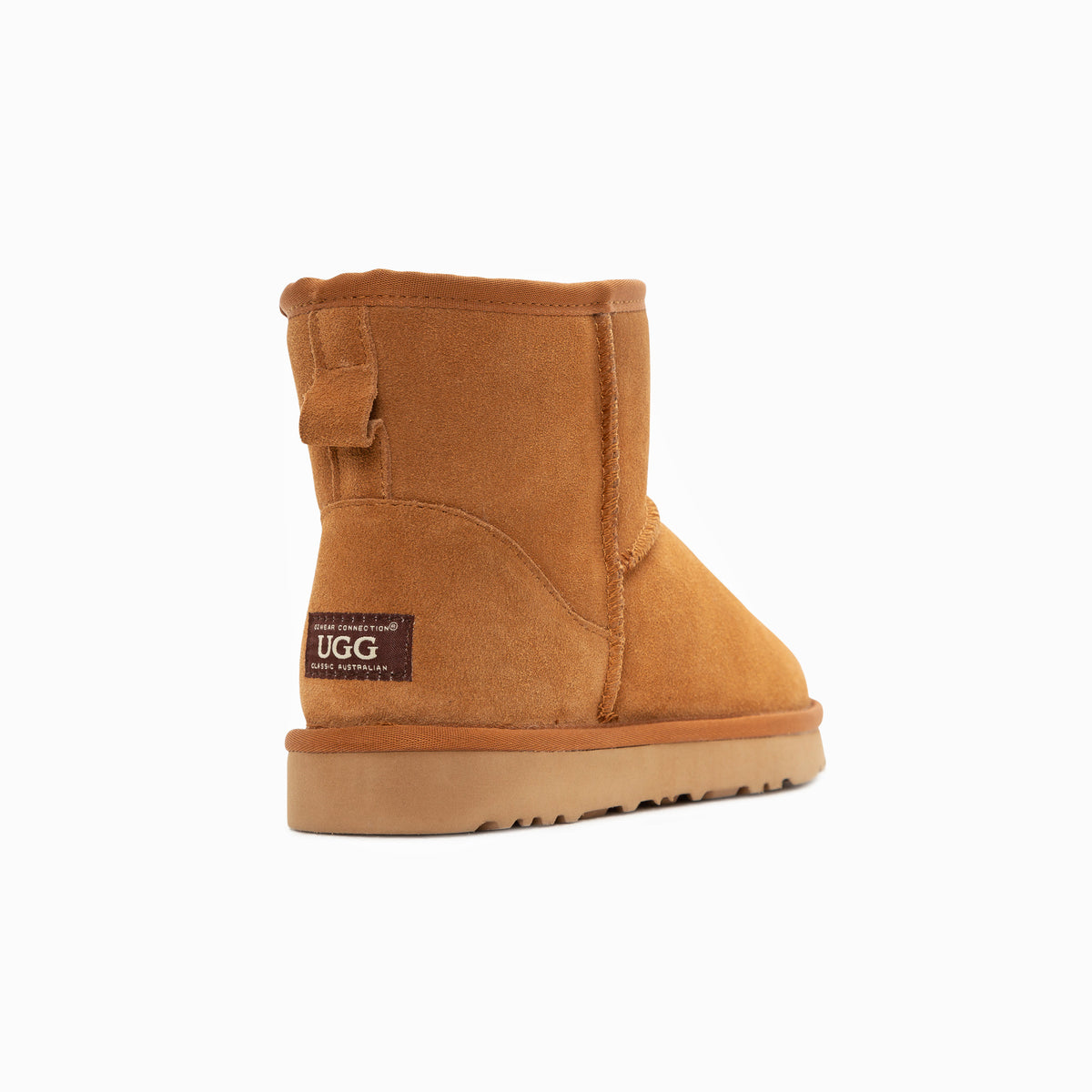 Ugg Boots Genuine Australian Sheepskin Unisex Mini Classic Suede (Chestnut, -
