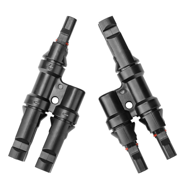 1 Pair 2 To 1 2 branch Waterproof T Branch Cable Panel Connector Male Female