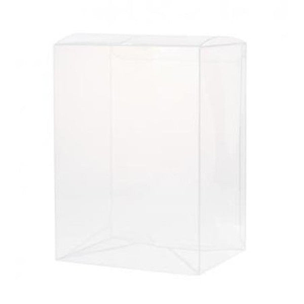 100 pack Plastic 22x14.5cm Rectangle Cube Box Exhibition Gift Clear Storage