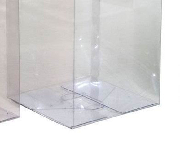 50 pack Plastic 22x14.5cm Rectangle Cube Box Exhibition Gift Clear Storage