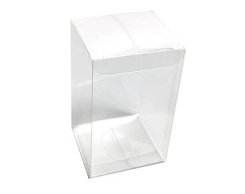 50 pack Plastic 22x14.5cm Rectangle Cube Box Exhibition Gift Clear Storage