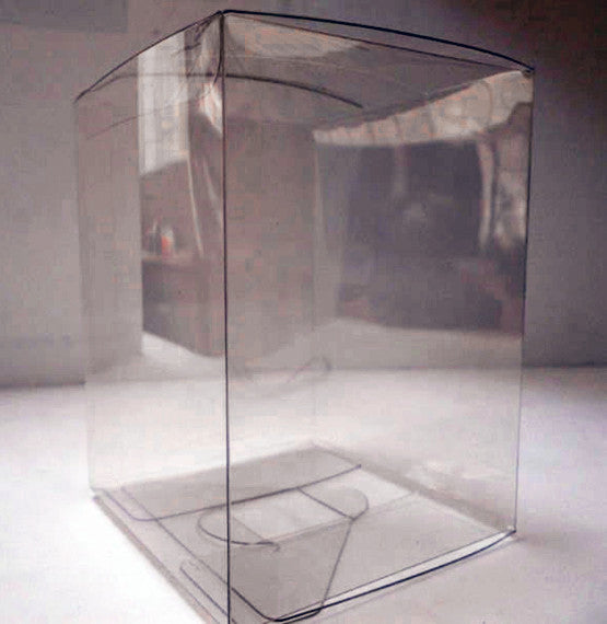 50 pack Plastic 22x14.5cm Rectangle Cube Box Exhibition Gift Clear Storage