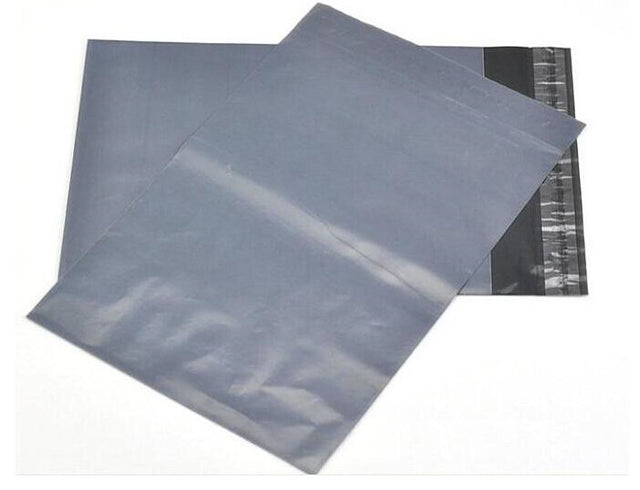 25 Pack 600x450mm Large Grey Plastic Mailing Satchel Self-Seal