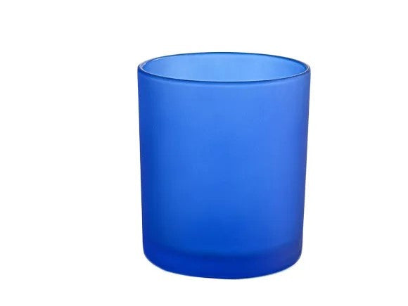 40 Pack Blue Frosted Glass Votive Tealight Candle Holders House Party Centerpiece Xmas Wedding Decor Glass Candlestick Party Decorations Bridal Baby Shower Event