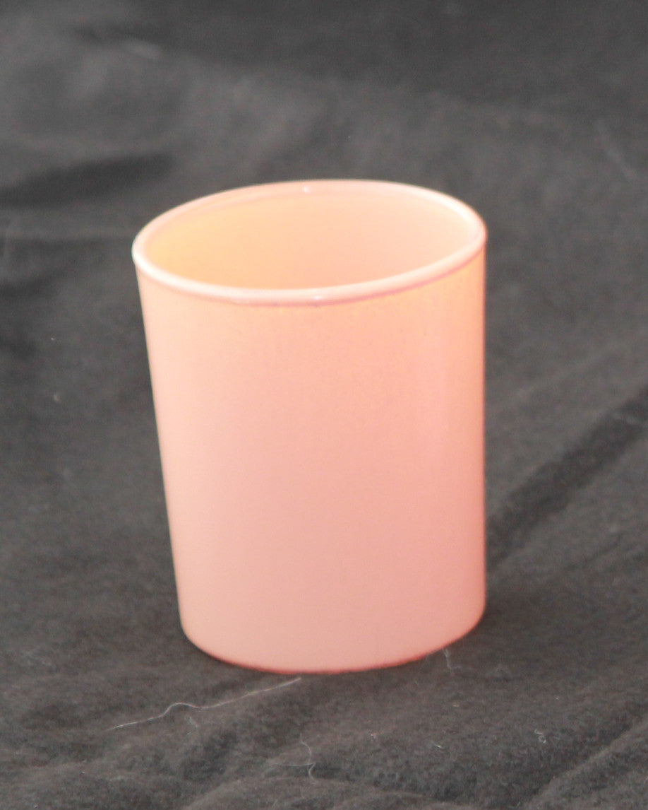 20 Pack Champagne Pale Pink Glass Votive Tealight Candle Holders House Party Centerpiece Xmas Wedding Decor Glass Candlestick Party Decorations Bridal Valentines Event