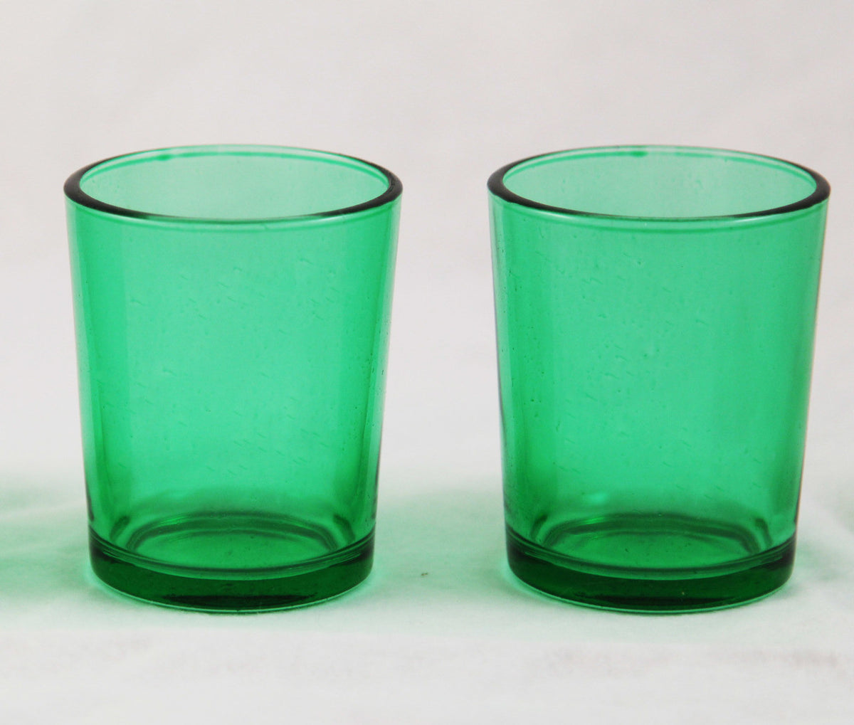 20 Pack Green Glass Votive Candle Holders Table Centreoieces  Xmas Wedding Anniversary Event Recption Party Function or Home Decor