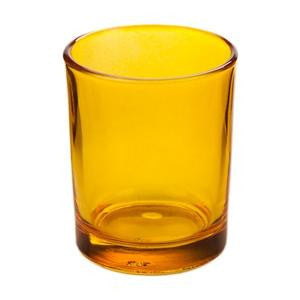40 Pack Orange Glass Votive Tealight Candle Holders House Party Centerpiece Xmas Wedding Decor Glass Candlestick Party Decorations Bridal Baby Shower Event