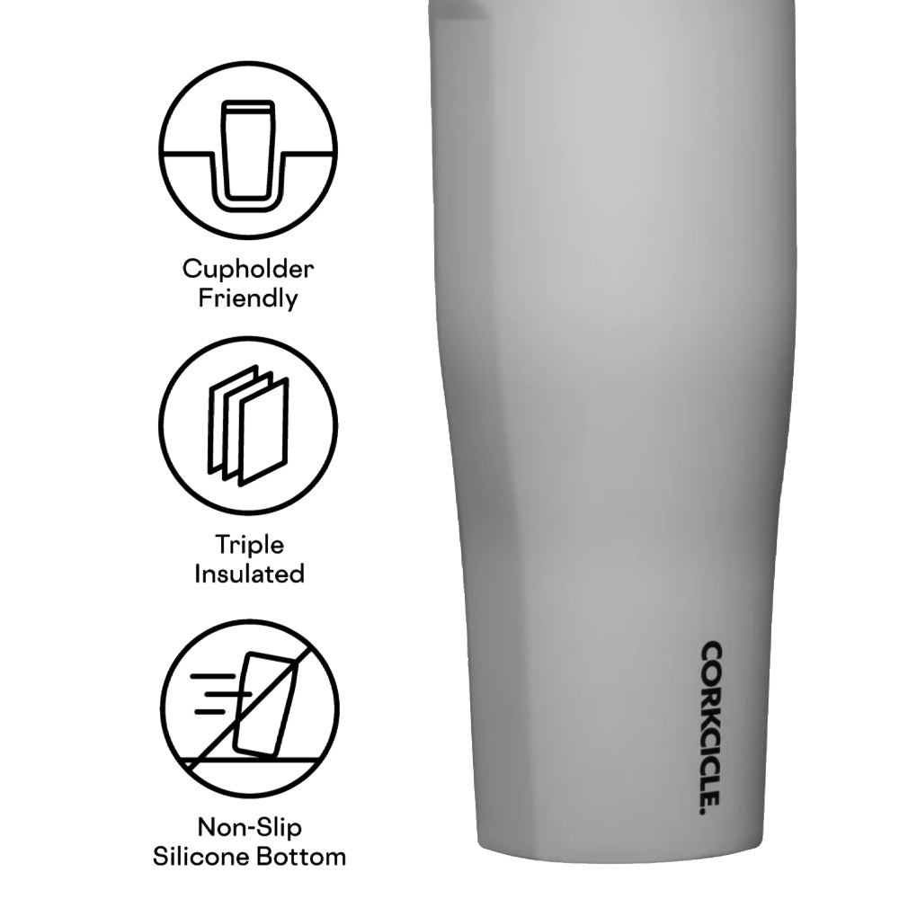 Corkcicle Go Cup XL - 887ml Gloss White