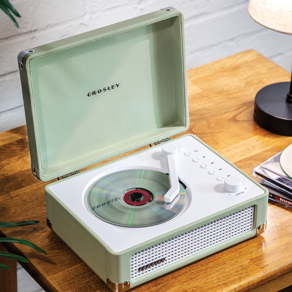 Crosley Cruiser Portable Retro CD Player with Stereo - V398-CR3505A-MT