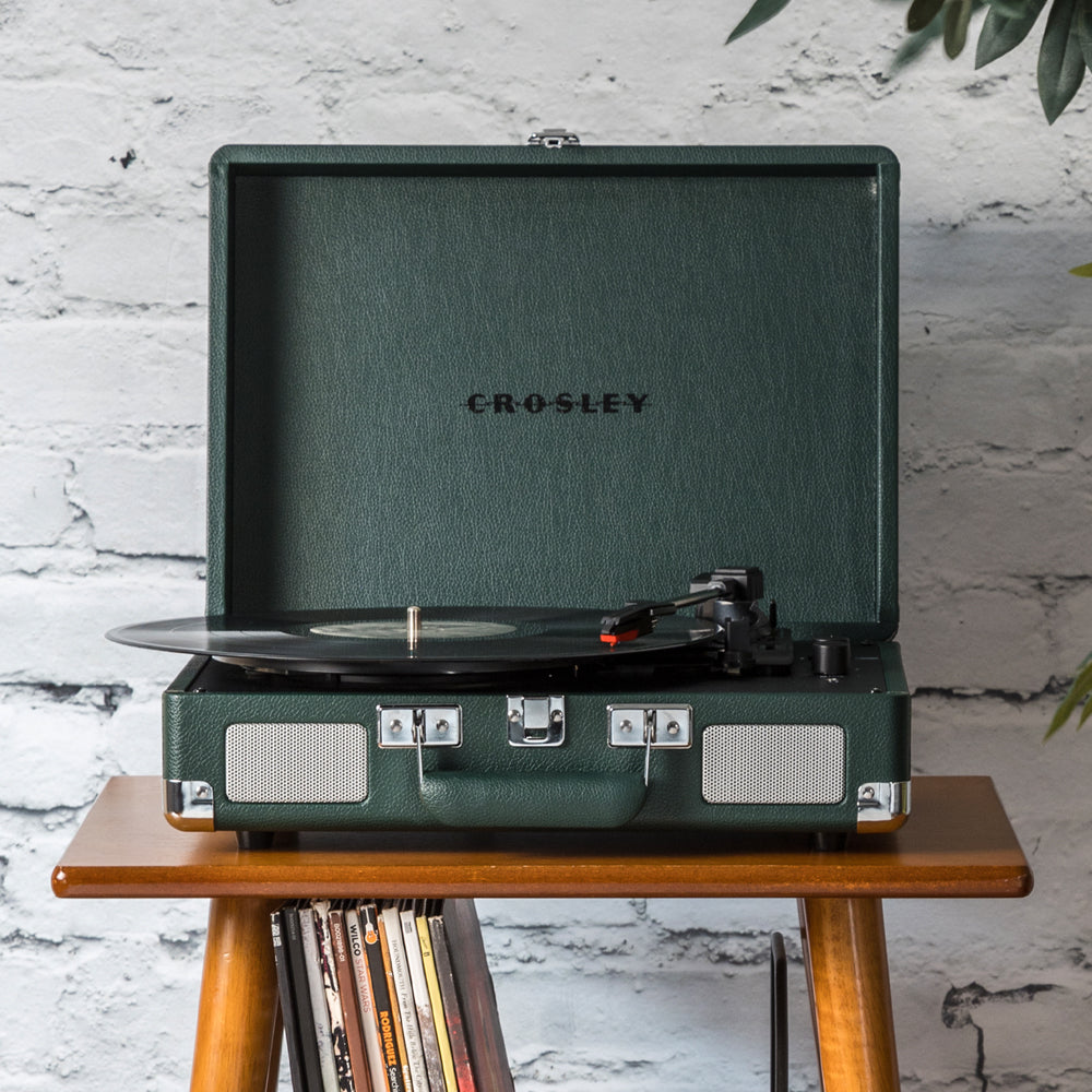 Crosley Cruiser Bluetooth Portable Turntable + Crosley - V398-CR8005FST-EM4