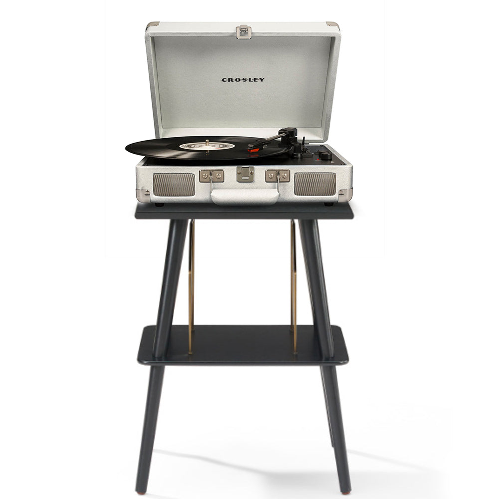 Crosley Cruiser Bluetooth Portable Turntable + Crosley Turntable Stand Bundle-