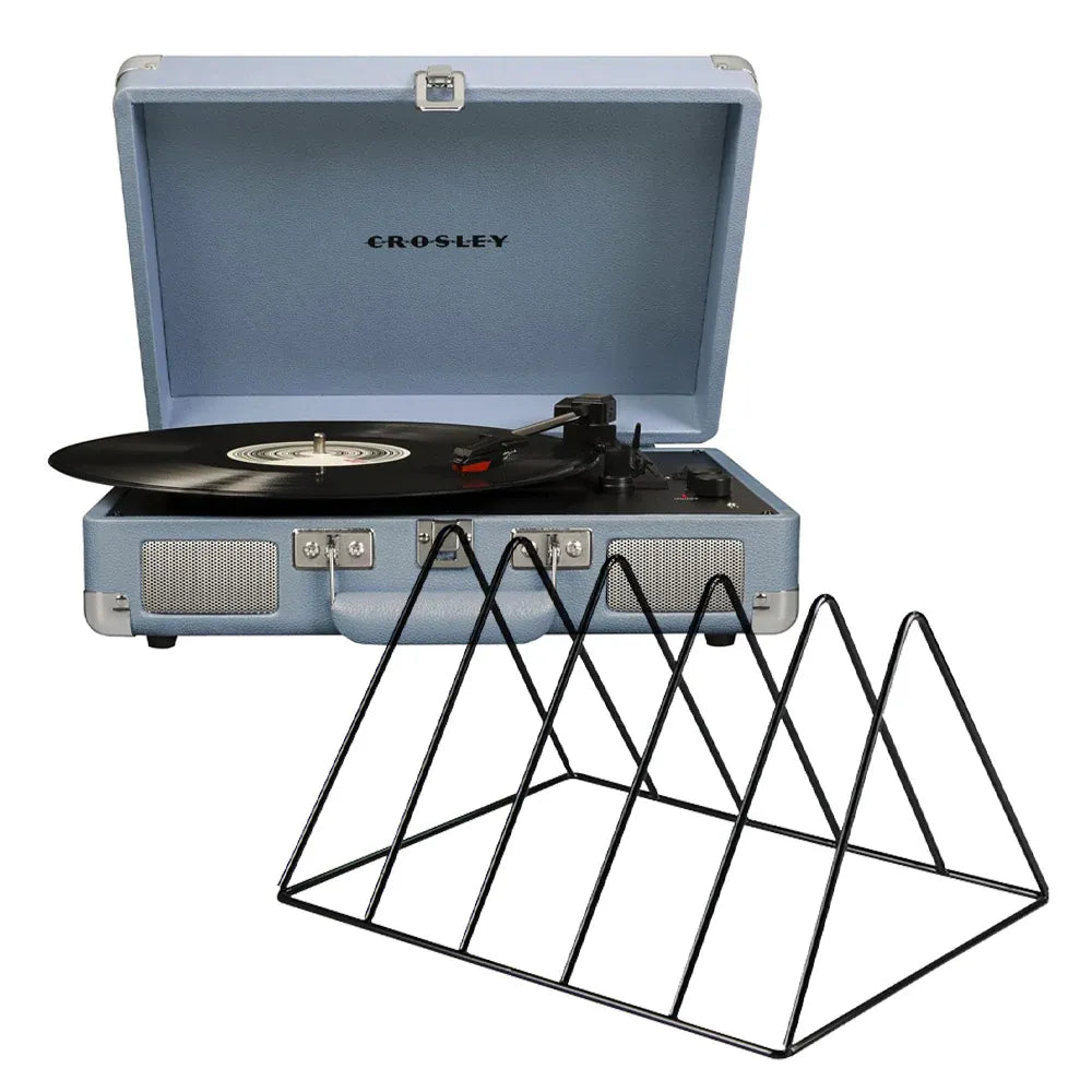 Crosley Cruiser Bluetooth Portable Turntable - Turquoise + - V398-CR8005FVR-TN4