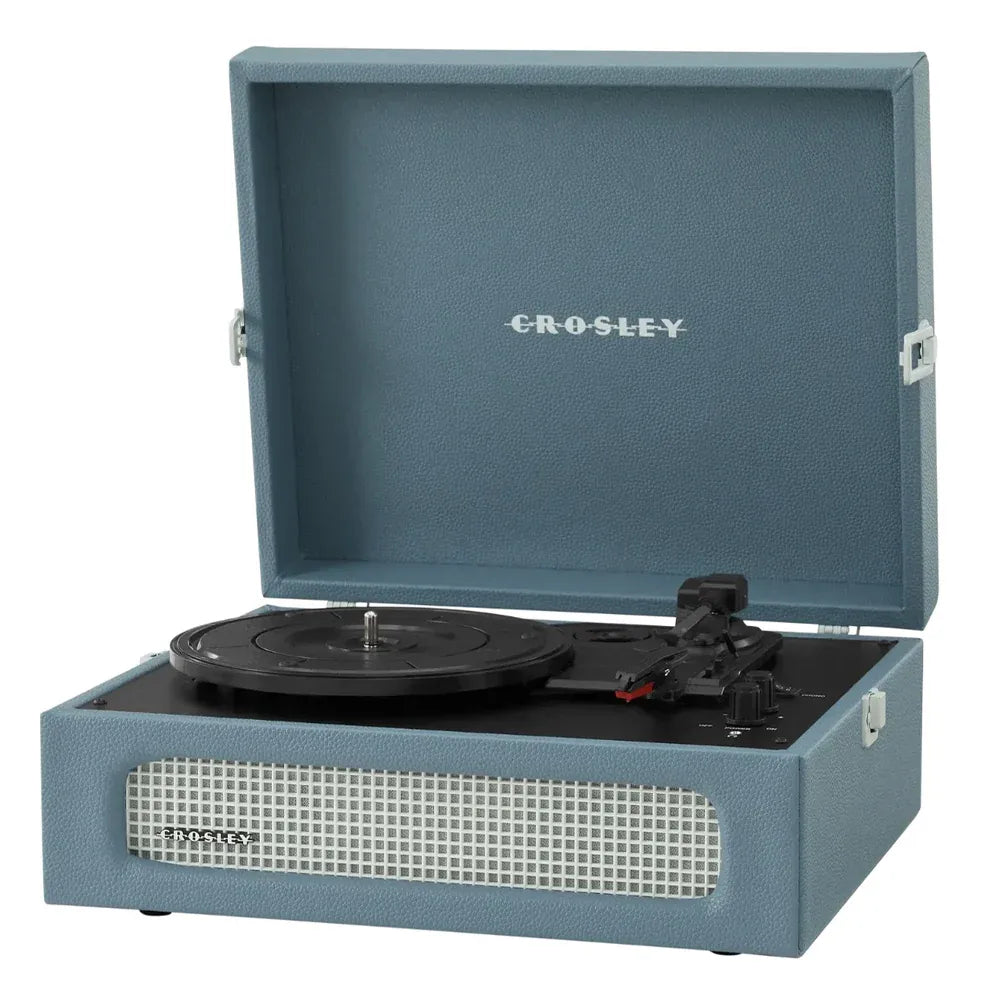 Crosley Voyager Bluetooth Portable Turntable + Bundled - V398-CR8017BSC-WB4