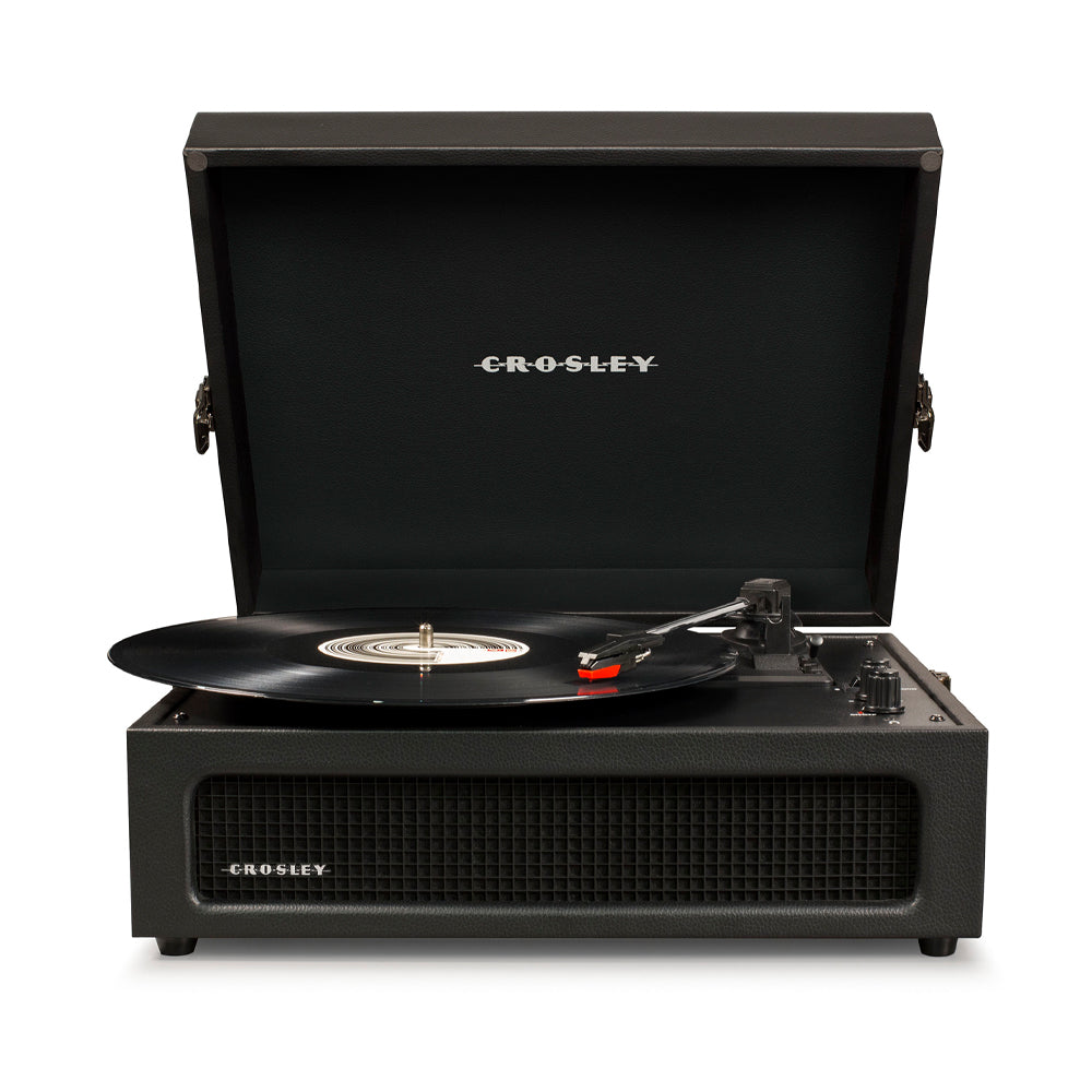 Crosley Voyager Bluetooth Portable Turntable - Black + Bundled Crosley - Record