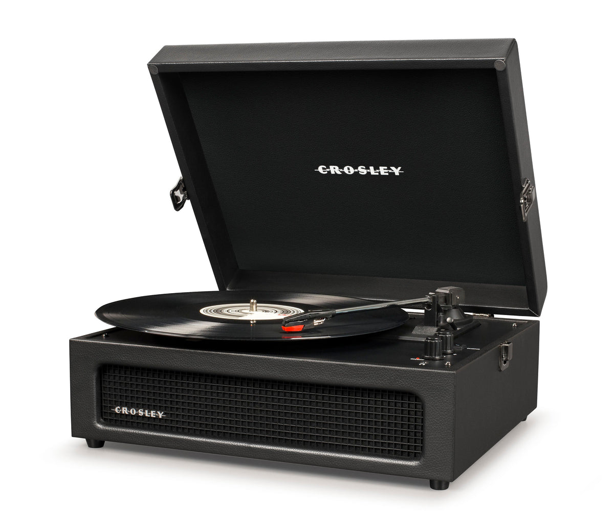 Crosley Voyager Bluetooth Portable Turntable - Black + Bundled Crosley - Record