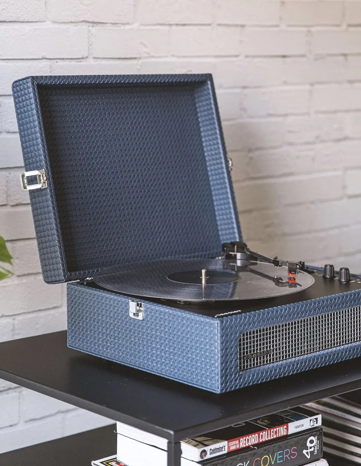 Crosley Voyager Bluetooth Portable Turntable + Bundled - V398-CR8017BSS-NY4