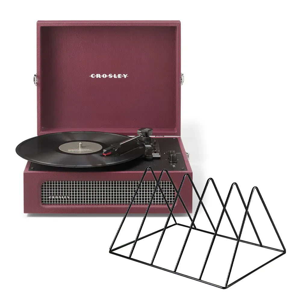 Crosley Voyager Bluetooth Portable Turntable + Gadhouse - V398-CR8017BVR-BU4