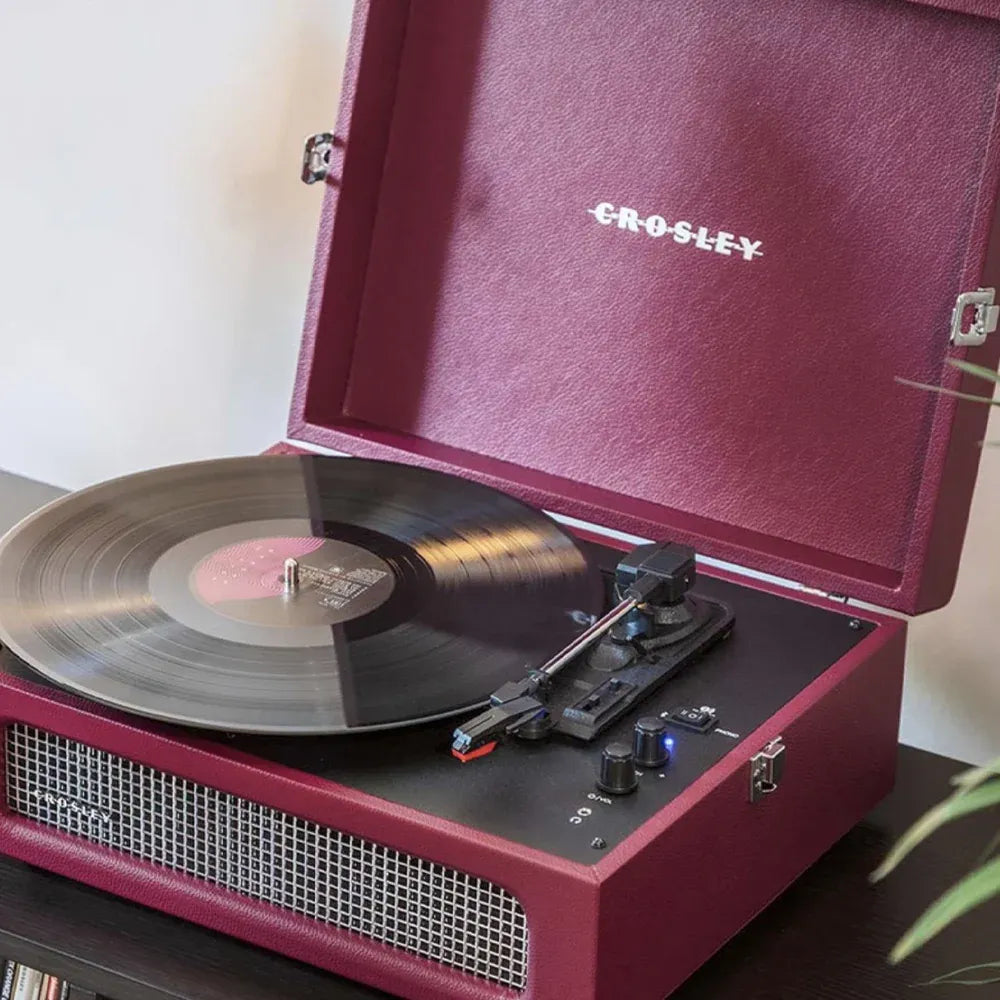 Crosley Voyager Bluetooth Portable Turntable + Gadhouse - V398-CR8017BVR-BU4