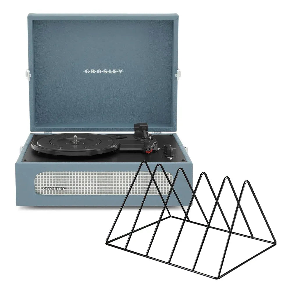 Crosley Voyager Bluetooth Portable Turntable + Gadhouse - V398-CR8017BVR-WB4