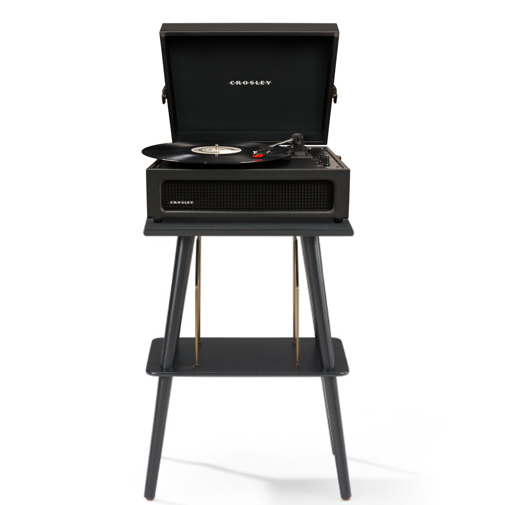 Crosley Voyager Bluetooth Portable Turntable + Crosley Turntable Stand Bundle -