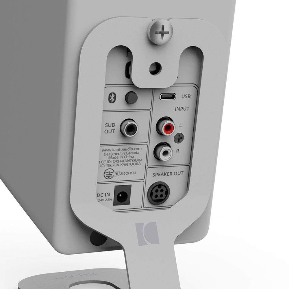 Kanto SU2 Kanto SU2 Rear-Mounted Desktop Stands for Uki and Ora - White, Pair