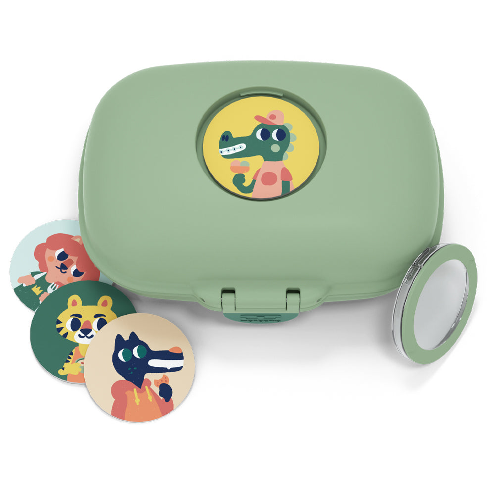 Monbento Mb Gram Kids Snack Box - Green Forest