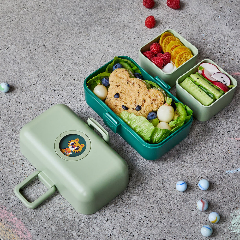 Monbento Mb Tresor Kids Bento Box - Green Forest