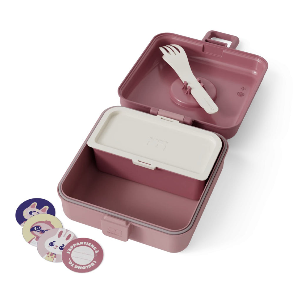 Monbento Mb Sandwich Lunch Box Snacky - Pink Blush
