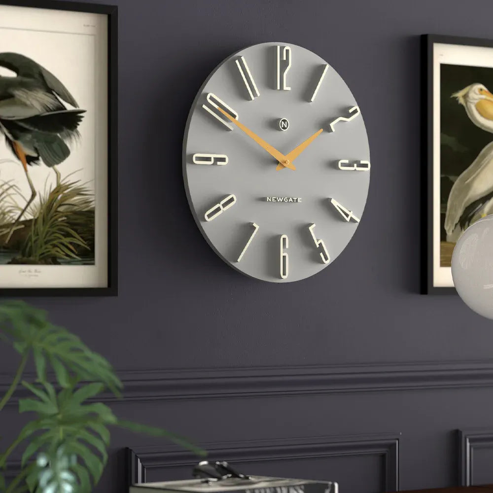 Newgate Empire State Wall Clock-Grey