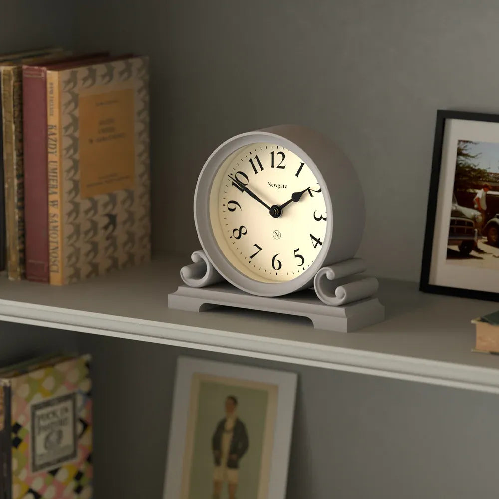 Newgate Divisadero Mantel Clock-Clock Grey