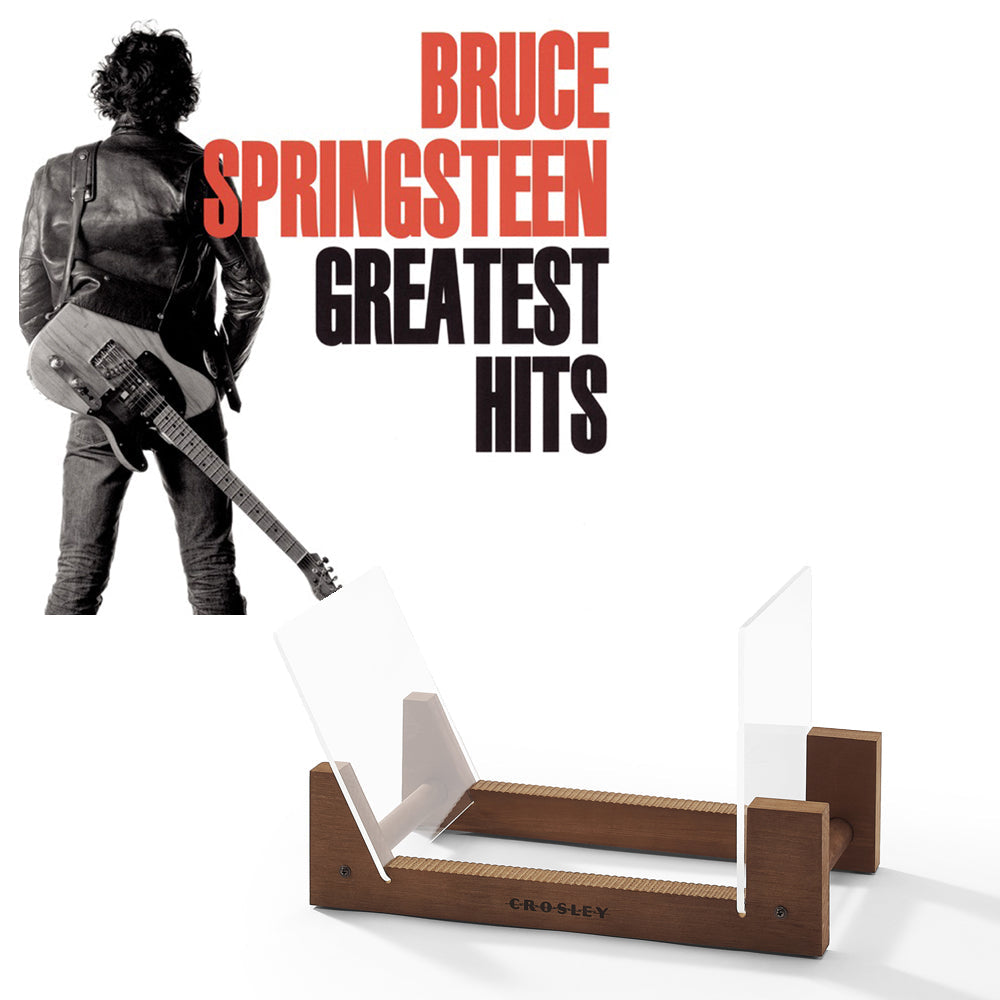 Bruce Springsteen Greatest Hits Vinyl Album & Crosley Record Storage - Record