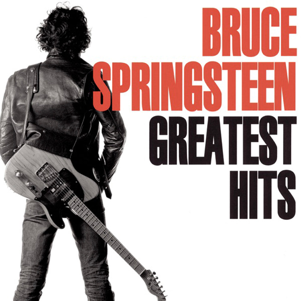 Bruce Springsteen Greatest Hits Vinyl Album & Crosley Record Storage - Record