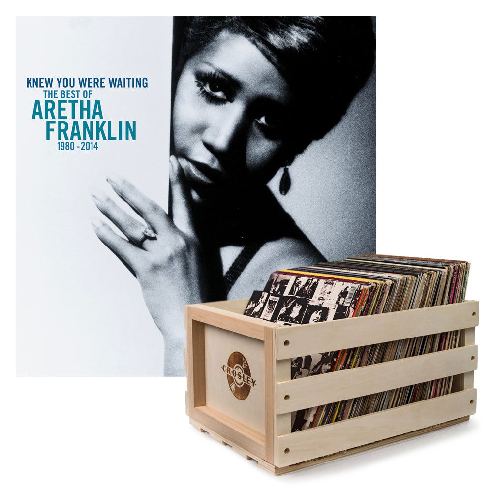 Crosley Record Storage Crate Aretha Franklin Knew You Were Waiting: - 2014