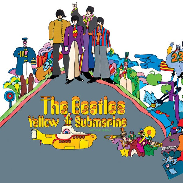 Crosley Record Storage Crate & The Beatles - Yellow Submarine - Vinyl Album