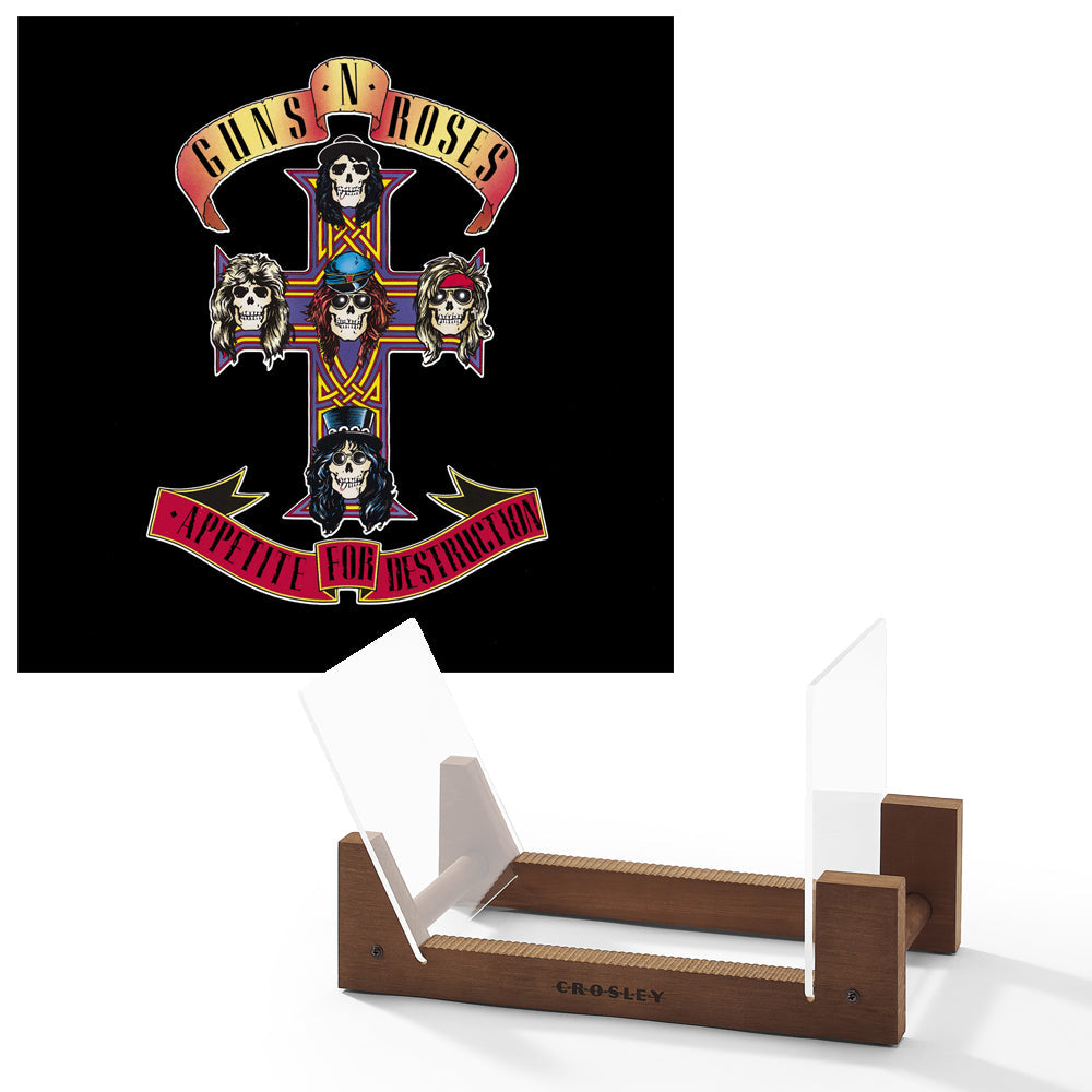 Guns & Roses Appetite For Destruction - Vinyl Album & - Record Storage Display