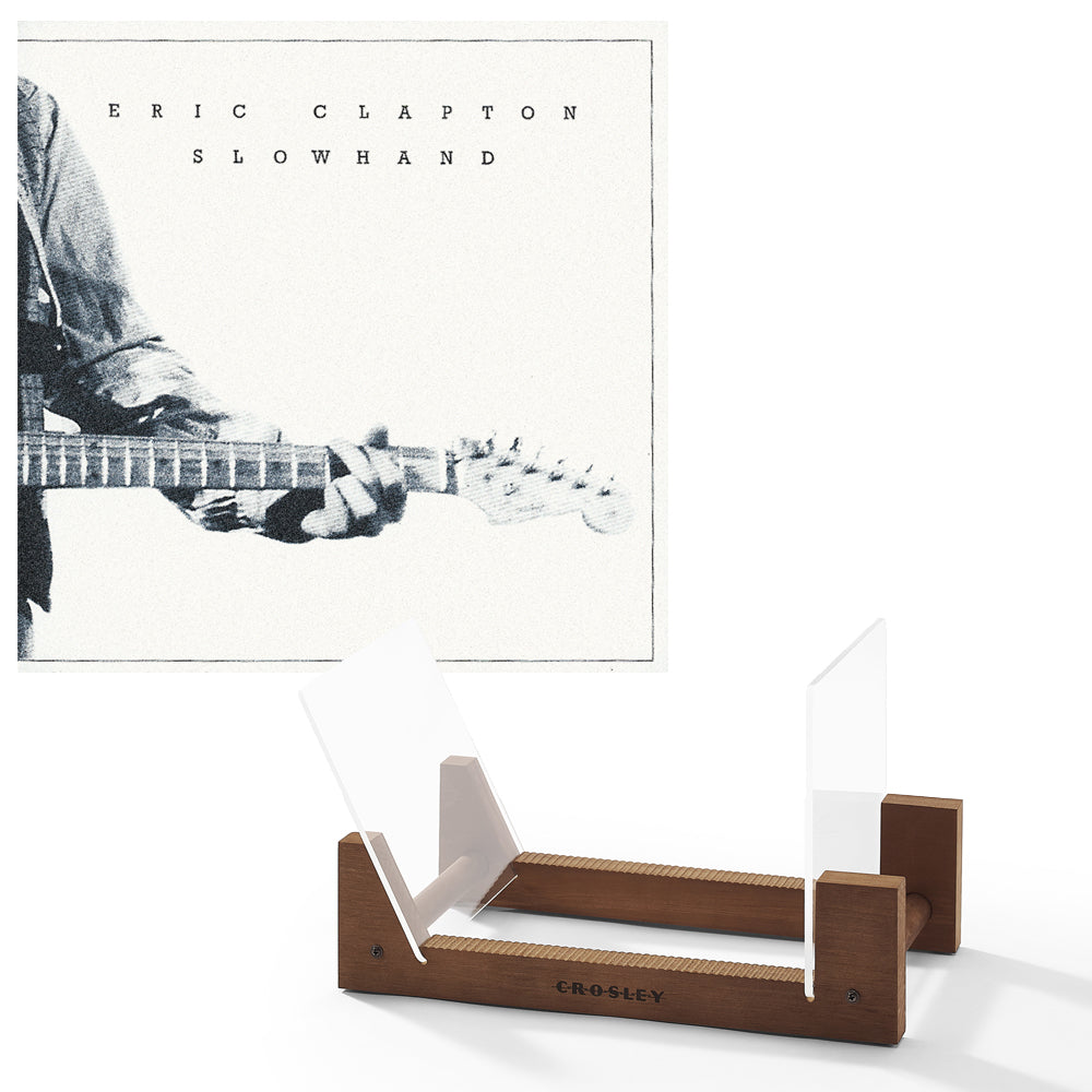 Eric Clapton Slowhand 35th Anniversary - Vinyl Album & Crosley - Record Storage
